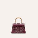 Goyard Saigon Structured Mini Bag Burgundy - Image 3